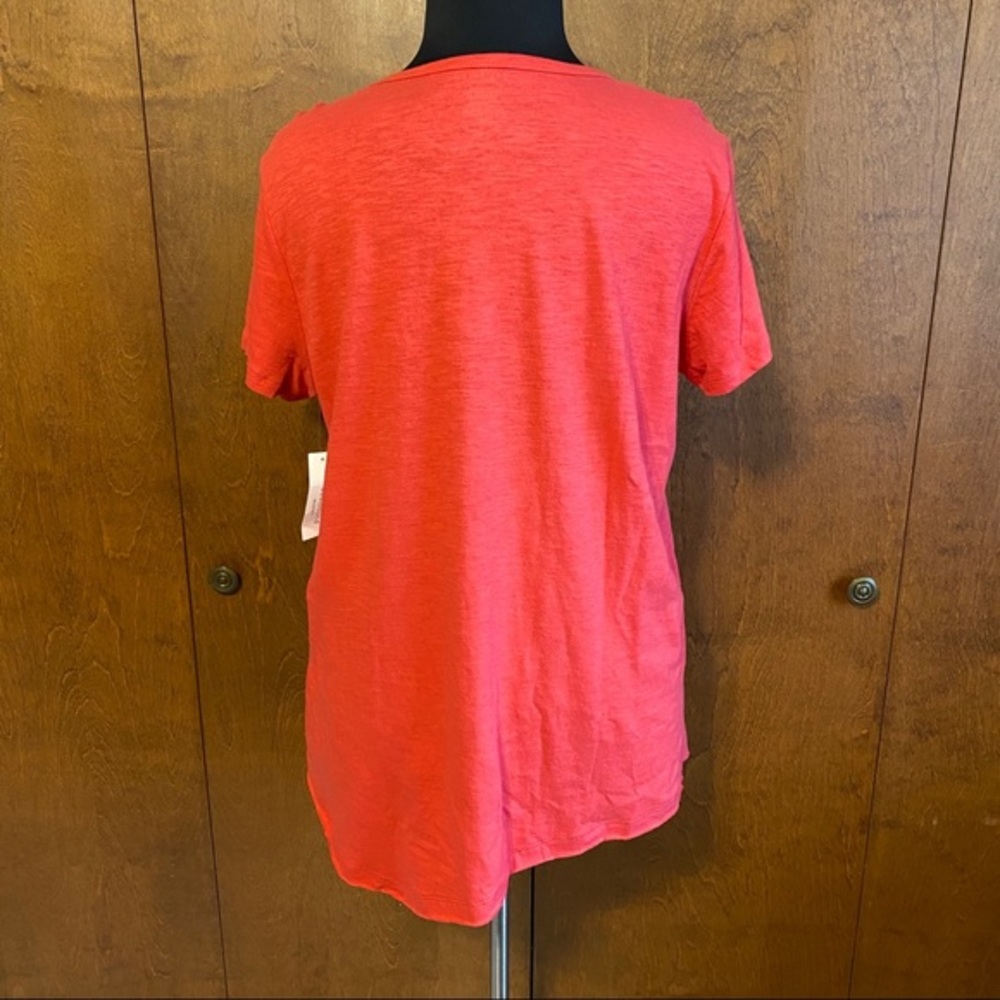 🎄WESTBOUND plus size short sleeve tee with lace - Picture 3 of 5